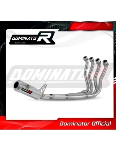 Ligne d'échappement complète inox Dominator GP pour Suzuki GSX-S 1000 / 1000 GT / 950 (2021-2024)