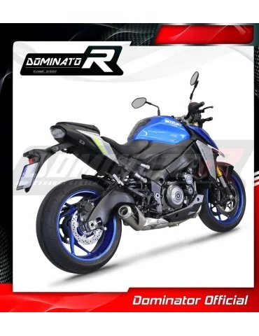 Ligne d'échappement complète inox Dominator GP pour Suzuki GSX-S 1000 / 1000 GT / 950 (2021-2024)