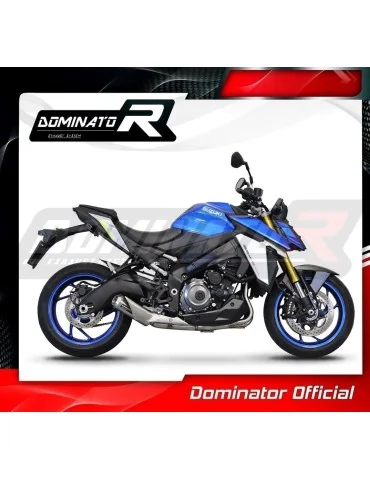 Ligne d'échappement complète inox Dominator GP pour Suzuki GSX-S 1000 / 1000 GT / 950 (2021-2024)