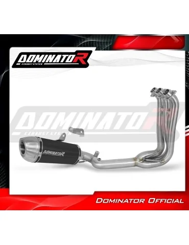 Ligne d'échappement complète inox Dominator S3 Noir pour Triumph Tiger Sport 660 (2025-2026)