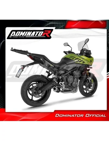 Ligne d'échappement complète inox Dominator S3 Noir pour Triumph Tiger Sport 660 (2025-2026)