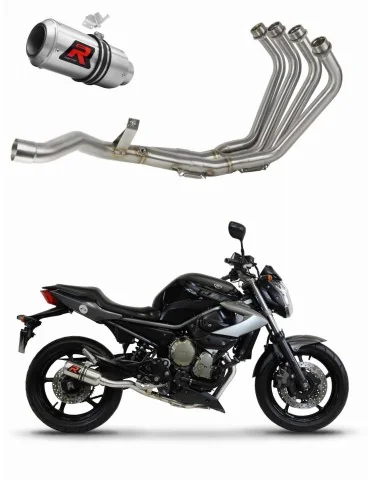 Ligne d'échappement complète inox Dominator GP pour Yamaha XJ6 N / S / F 600 Diversion (2009-2016)