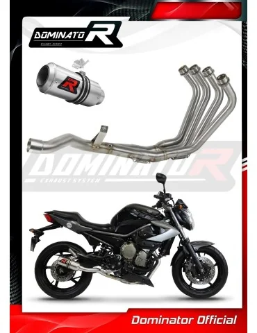 Ligne d'échappement complète inox Dominator GP pour Yamaha XJ6 N / S / F 600 Diversion (2009-2016)
