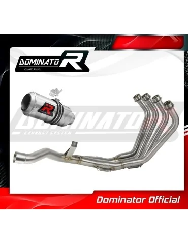 Ligne d'échappement complète inox Dominator GP pour Yamaha XJ6 N / S / F 600 Diversion (2009-2016)