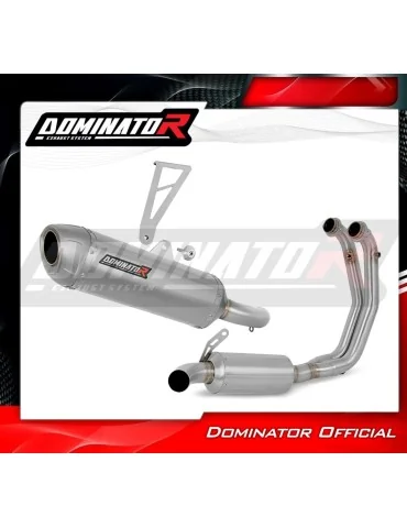 Ligne d'échappement complète inox Dominator S6 pour Aprilia RS 660 (2020-2024)