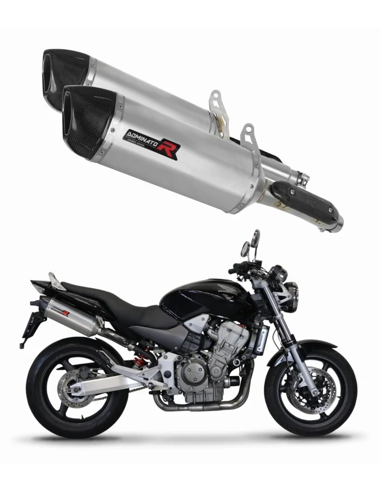 Silencieux slip-on Dominator HP1 pour Honda CB 900F Hornet (2002-2007)