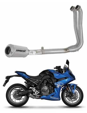Ligne d'échappement complète inox Dominator GPS pour Suzuki GSX-8R / 8S (2023-2025)