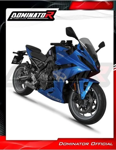 Ligne d'échappement complète inox Dominator GPS pour Suzuki GSX-8R / 8S (2023-2025)