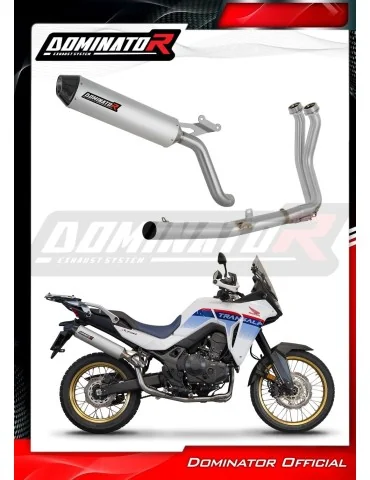 Ligne d'échappement complète inox Dominator MX2 pour Honda XL 750 Transalp (2023)