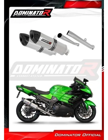 Silencieux slip-on Dominator HP5 pour Kawasaki ZZR 1400 (2012-2023)