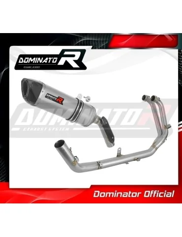 Ligne d'échappement complète inox Dominator HP6 pour Aprilia Tuareg 660 (2021-2023)