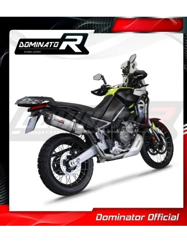 Ligne d'échappement complète inox Dominator HP6 pour Aprilia Tuareg 660 (2021-2023)