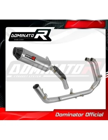 Ligne d'échappement complète inox Dominator HP3 pour Aprilia Tuareg 660 (2021-2023)