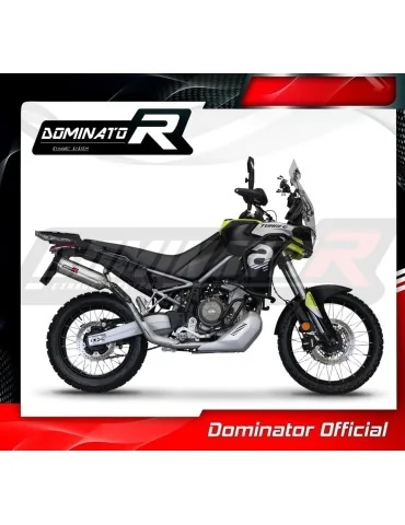 Ligne d'échappement complète inox Dominator HP3 pour Aprilia Tuareg 660 (2021-2023)
