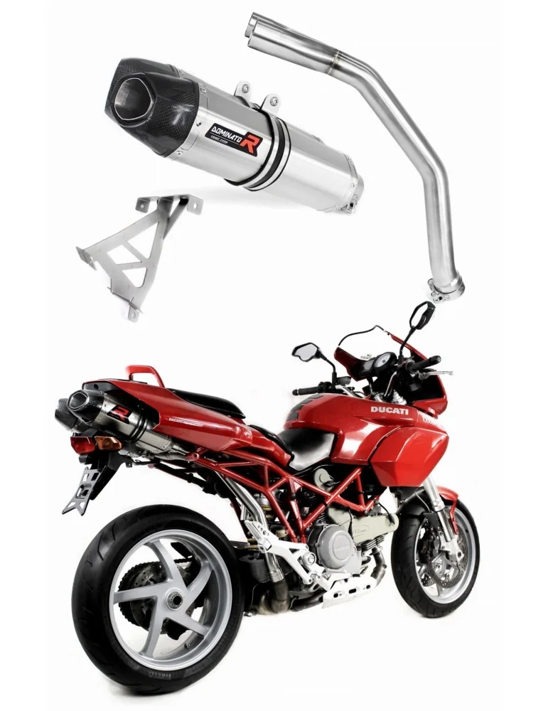 Silencieux slip-on Dominator HP1 pour Ducati Multistrada DS 1000 2007 (2003)