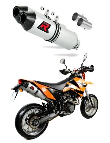Silencieux slip-on Dominator MX2 pour KTM 660 SMC (2005-2006)
