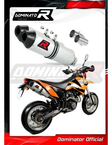 Silencieux slip-on Dominator MX2 pour KTM 660 SMC (2005-2006)