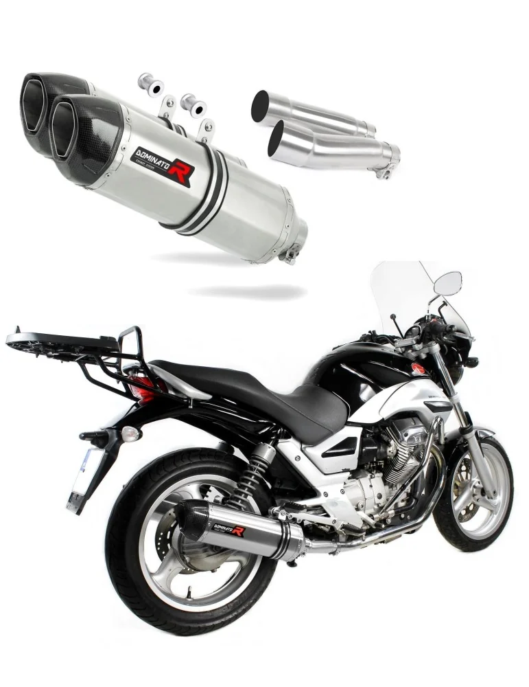 Silencieux slip-on Dominator HP1 pour Moto Guzzi Breva ie 750 (2003-2009)