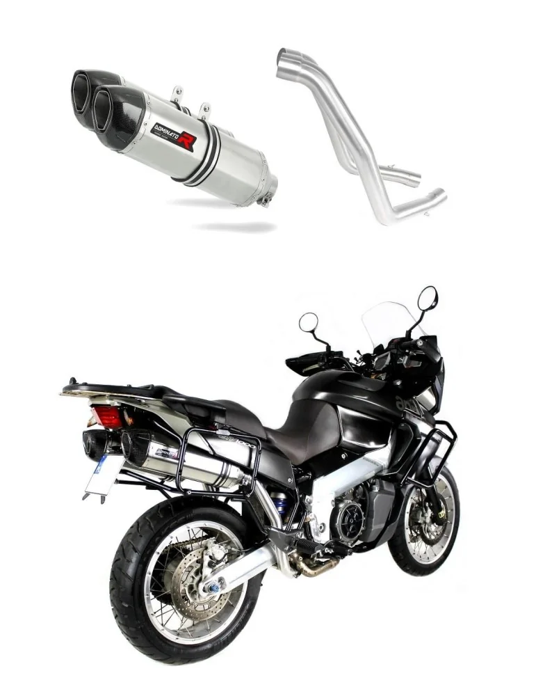 Silencieux slip-on Dominator HP1 pour Aprilia ETV 1000 Caponord (2001-2004)