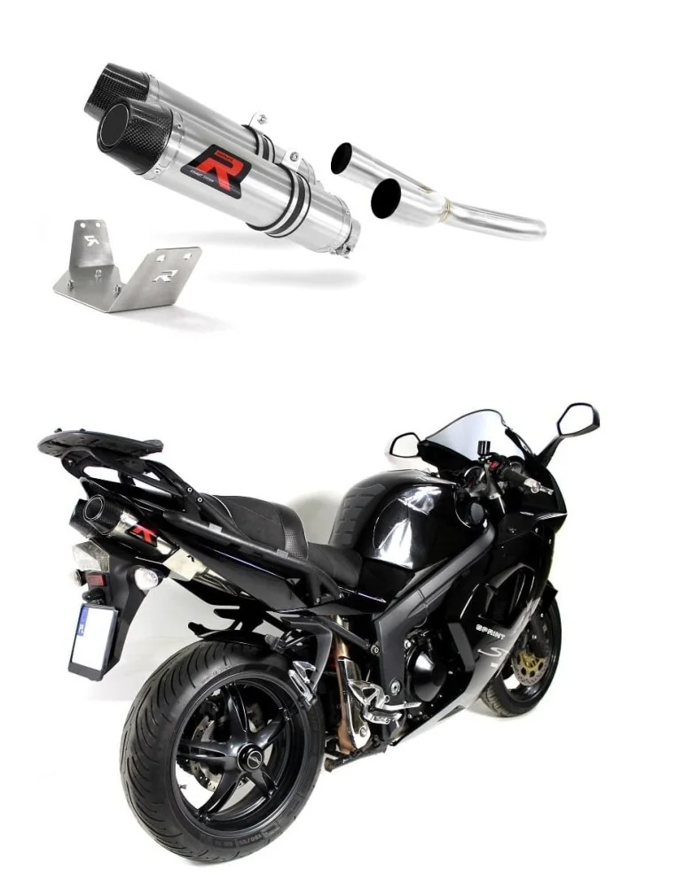 Silencieux slip-on Dominator HP3 pour Triumph Sprint 1050 ST Dual (2005-2012)