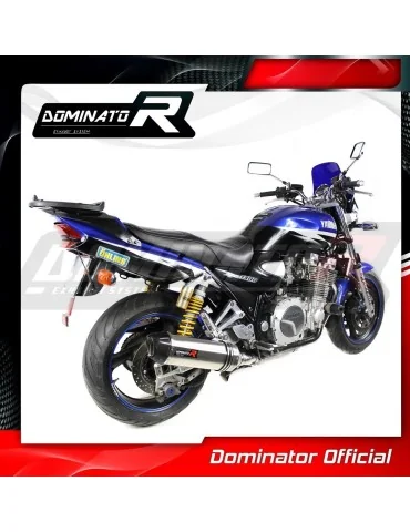 Silencieux slip-on Dominator HP1 pour Yamaha XJR 1300 99 06 (1999-2006)