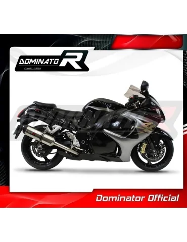 Silencieux slip-on Dominator HP1 pour Suzuki GSXR 1300 Hayabusa (2008-2019)