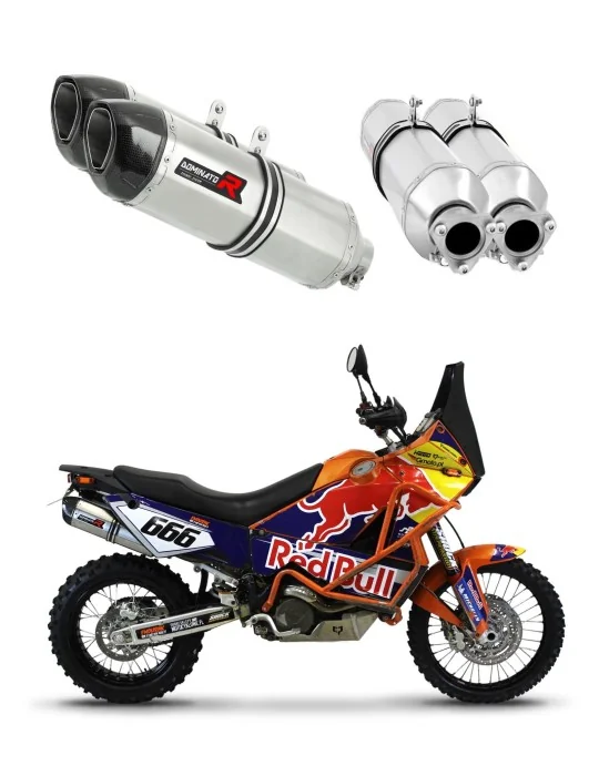 Silencieux bolt-on Dominator HP1 pour KTM 950 Adventure, vue 1