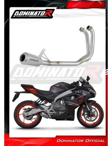 Ligne d'échappement complète inox Dominator GPS pour Aprilia RS 457 (2024-2026)