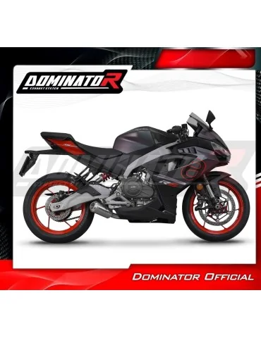 Ligne d'échappement complète inox Dominator GPS pour Aprilia RS 457 (2024-2026)