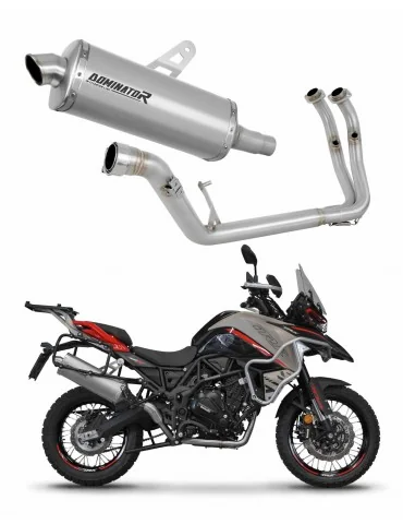 Ligne d'échappement complète Dominator P7 Titane pour Benelli TRK 702 / TRK 702X (2023-2024)