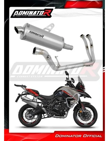 Ligne d'échappement complète Dominator P7 Titane pour Benelli TRK 702 / TRK 702X (2023-2024)