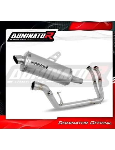 Ligne d'échappement complète Dominator P7 Titane pour Benelli TRK 702 / TRK 702X (2023-2024)