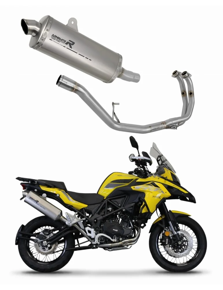 Ligne d'échappement complète Dominator P7 Titane pour Benelli TRK 502 X (2018-2021)