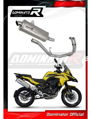 Ligne d'échappement complète Dominator P7 Titane pour Benelli TRK 502 X (2022-2023)