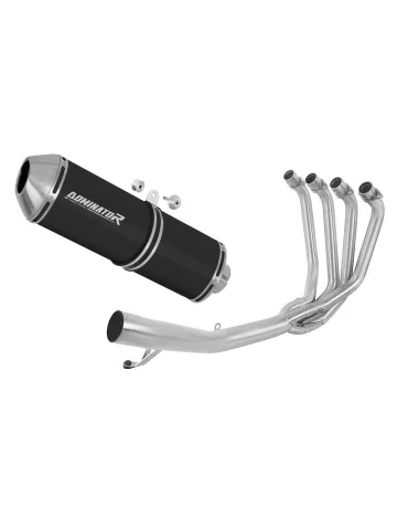 Ligne d'échappement complète inox Dominator OVR Noir pour Suzuki GSX 1250 FA (2010-2016)