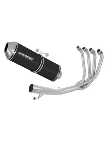 Ligne d'échappement complète inox Dominator OVR Noir pour Suzuki GSF 1250 N / S Bandit (2007-2016)