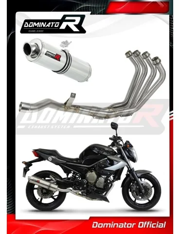 Ligne d'échappement complète inox Dominator ST pour Yamaha XJ 6N S F (2009-2016)