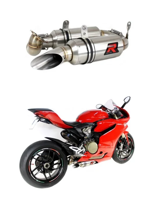 Silencieux slip-on Dominator pour Ducati Panigale 1199 2012-2014, vue 1