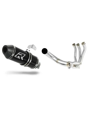 Ligne d'échappement complète inox Dominator HP3 Noir pour Yamaha XSR 900 (2016-2021)