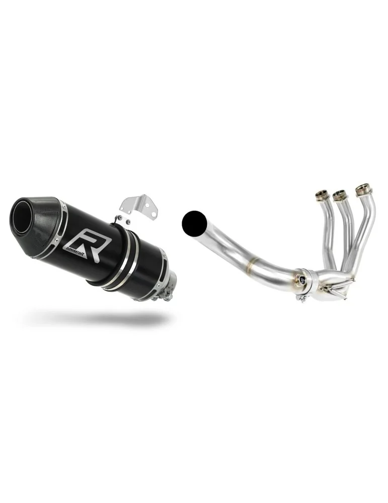 Ligne d'échappement complète inox Dominator HP3 Noir pour Yamaha XSR 900 (2016-2021)