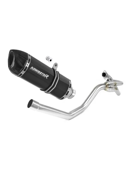 Silencieux slip-on Dominator HP1 Noir pour Yamaha XT 660 R 2004-2014, vue 1