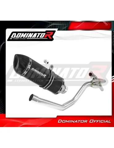 Silencieux slip-on Dominator HP1 Noir pour Yamaha XT 660 R (2004-2014) - réf. YA031DFBL