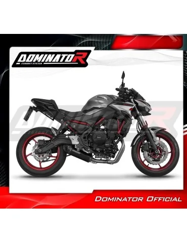 Ligne d'échappement complète inox Dominator HP8 Noir pour Kawasaki Ninja 650 (2023-2026)