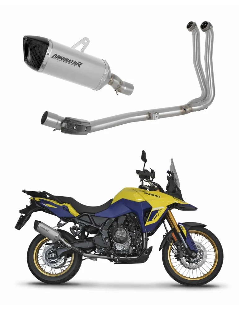 Ligne d'échappement complète Dominator HP6 Titane pour Suzuki V-Strom 800 SE / DE (2023-2024)