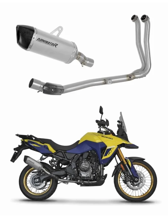 Ligne d'échappement complète Dominator HP6 Titane pour Suzuki V-Strom 800 SE / DE 2023-2024, vue 1