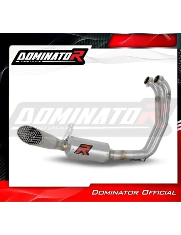 Ligne d'échappement complète inox Dominator GP3 pour Aprilia Tuono 660 (2021-2024)