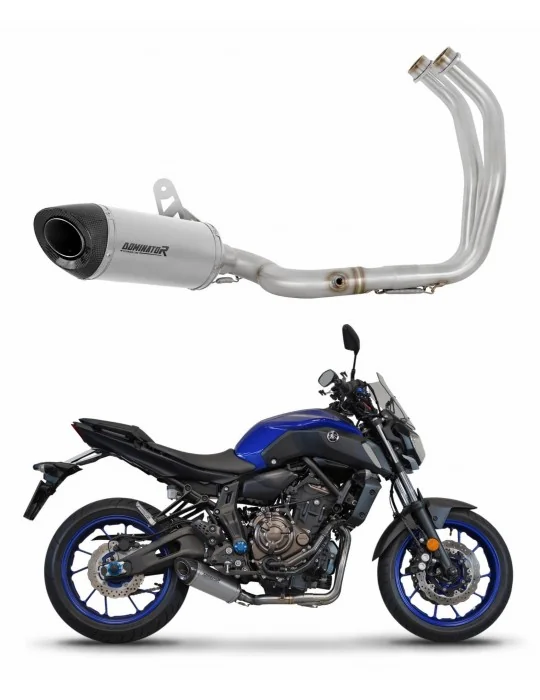 Ligne d'échappement complète Dominator HP8 Titane pour Yamaha MT 07 Tracer 2016-2019, vue 1