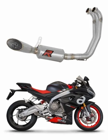 Ligne d'échappement complète inox Dominator GP3 pour Aprilia RS 660 (2020-2024)