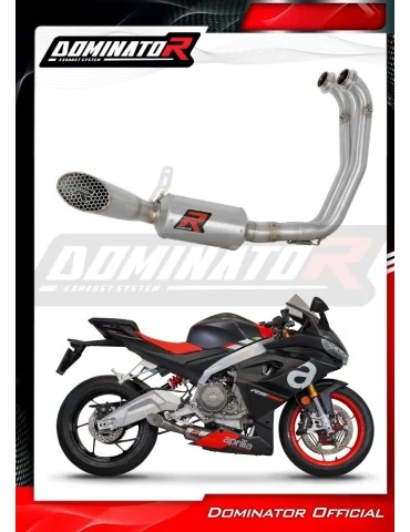 Ligne d'échappement complète inox Dominator GP3 pour Aprilia RS 660 (2020-2024)