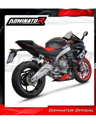 Ligne d'échappement complète inox Dominator GP3 pour Aprilia RS 660 (2020-2024)